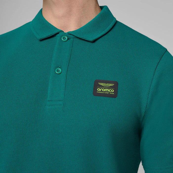 Camiseta Polo Waffle Aston Martin 2025