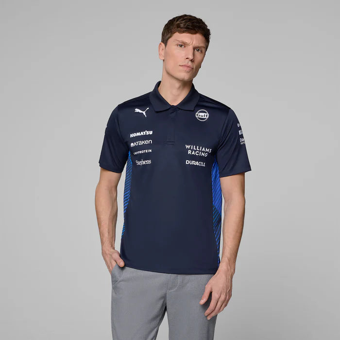 Camiseta Polo Atlassian Williams Racing Oficial 2025
